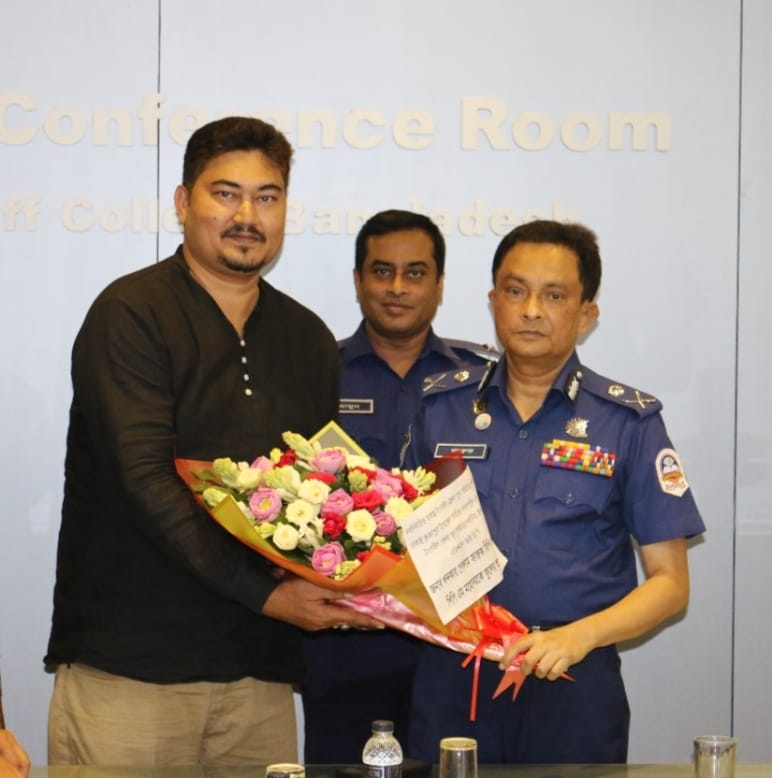 Greetings to Hon'ble Additional IGP, BPM (Bar), PPM Mr. Khandkar Golam Farooq, Government of the People's Republic of Bangladesh.